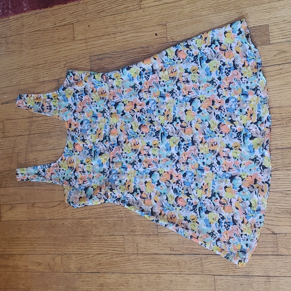 CLOSET CLOSING 7/31 BCBGeneration Ultra Lime Multi Sundress Small - Picture 2 of 7